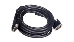Kabel przedłużający DVI-D Dual Link Typ DVI-D(24+1)/DVI-D(24+1), M/Ż czarny 5m AK-320200-050-S