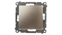 Simon 54 Łącznik schodowy, szybkozłącza, złoty mat DW6.01/44