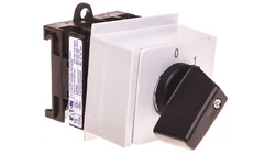 Łącznik krzywkowy 0-1 2P 20A na szynie T0-1-15402/IVS 060211