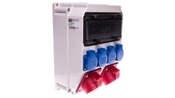 Rozdzielnica budowlana ADAMÓW 2x16A/5P, 4x2P+Z 9036003W