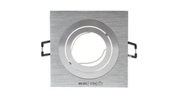 Oprawa punktowa 1x50W GX5,3 IIIkl. 12V IP20 SEIDY CT-DTL50-AL kwadrat 18281