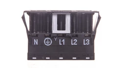 Gniazdo 5-torowe 400V 25A czarne z mocowaniem zatrzaskowym 770-705 WINSTA /50szt./