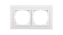 Sentia Ramka podwójna szklana biała 1472-62
