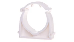 Uchwyt zamykany bezhalogenowy do rur gładkich UZHF 32 biały 68334 /100szt./