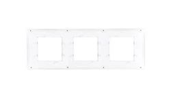 Unica Plus Ramka potrójna czarny pozioma MGU6.006.877