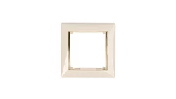 VALENA Ramka pojedyncza pozioma krem/złoto 774151