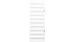 Ramka z oznacznikami 50x 5/6 209-520 /5szt./