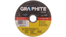 Tarcza tnąca do metalu 125 x 1.0 x 22.2 mm, 41 A60-T-BF, INOX