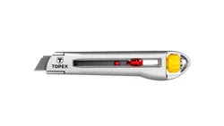 Nóż z ostrzem łamanym 18 mm metalowy korpus 17B103