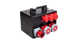 Rozdzielnica przenośna SANOK 2x63A/5P 400V 2x32A/5P 400V 2x16A/5P 400V 4xGS16A 250V 9505532W