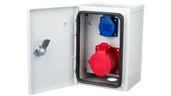 Rozdzielnica budowlana 16A/5P + 1X 2P+Z 230V 500V IP54 RB-1