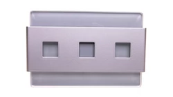 Gong dwutonowy GLASSO 230V srebrny GNS-248-SRB SUN10000116