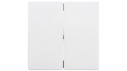 Merten System M Klawisz podwójny biały MTN432525