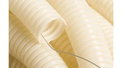 Rura karbowana z pilotem 32mm kolor naturalny 750N FK15/32F DX16332 /50m/