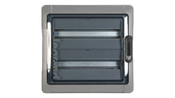 Rozdzielnica modułowa RN65 2x18 natynkowa IK09 IP65 drzwi transparentne 601946