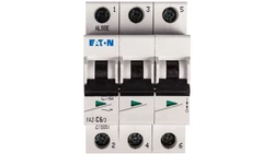 Wyłącznik nadprądowy 3P C 6A 15kA AC FAZ C6/3 278867