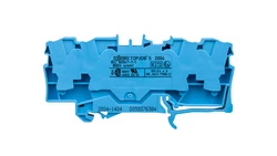 Złączka szynowa 4-przewodowa 4mm2 niebieska 2004-1404 TOPJOBS