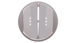 CELIANE Klawisz podwójny łącznika z podświetleniem biały 068004