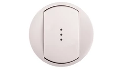 CELIANE Klawisz pojedynczy do łącznika podświetlany biały 068003