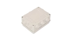 Puszka natynkowa 110x150x70mm tworzywo IP55 szara zdławnicami OL20112