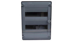 Rozdzielnica modułowa 2x12 natynkowa IP40 Golf (drzwi transparentne) VS212TD