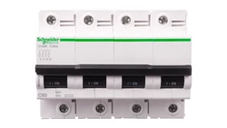 Wyłącznik nadprądowy 4P C 80A 6kA AC iC120N A9N18372