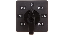 Przełącznik woltomierza 3xL-L i 3xL-N do wbudowania ŁK15-4.883P01