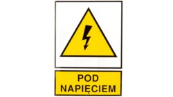 Tabliczka /znak ostrzegawczy/ TZO 148X210S PODNAP. E04TZ-01011140800 /10szt./