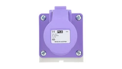Gniazdo stałe 16A 3P 20-25V fioletowe IP44 163v