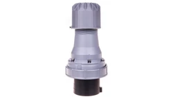 Wtyczka przenośna 125A 4P 500V czarna IP67 POWER TWIST 044-7