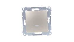 Simon 54 Łącznik jednobiegunowy, szybkozłącza, złoty mat DW1ZL.01/44