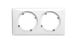 CELIANE Ramka biały podwójna IP44 069072