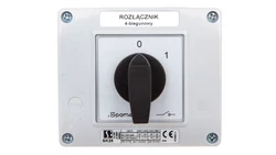 Łącznik krzywkowy 0-1 25A 4P w obudowie SK25-2.8210OB13