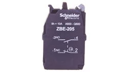 Styk pomocniczy 1Z 1R montaż od góry ZBE205