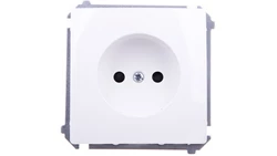 Simon Basic Gniazdo pojedyncze b/u 16A IP20 białe BMG1z.01/11