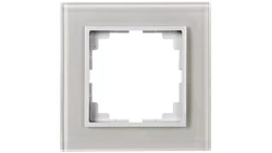 Sentia Ramka pojedyncza szklana biała 1471-62