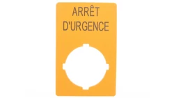 Tabliczka opisowa żółta prostokątna M22-XZK-F99 216473