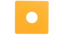 Tabliczka opisowa żółta kwadratowa 50x50mm bez nadruku SQ-GE 063263