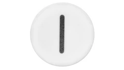 Wkładka przycisku 22mm płaska biała z symbolem START IM22-XD-W-X1 218167