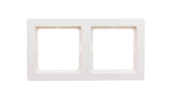 Berker Q.1 Ramka podwójna pozioma/ pionowa śnieżnobiała aksamit 10126089