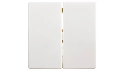 Berker Q.1 Klawisz podwójny do łącznika klawiszowego śnieżnobiały aksamit 16236089