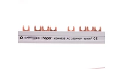 Szyna łączeniowa 4P 63A 10mm2 widełkowa (56mod.) KDN463B