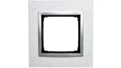Simon 54 Nature Ramka pojedyncza metal INOX KLASYCZNY DRN1/77