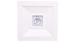 Oprawa awaryjna LED 1W 3h LOVATO N ECO LED 1W (opt. otwarta) jednozadaniowa biała LVNO/1W/E/3/SE/X/WH