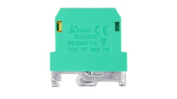 Złączka gwintowa ochronna PE 1-16mm2 zielono-żółta ZUO-16/35 A11-5E3Z