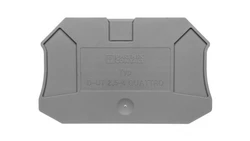 Ściana końcowa 2,2x65,4x47,5mm szara D-UT 2,5/4-QUATTRO 3047170