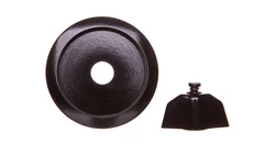 Berker 1930/GLASSERIE/PALAZZO Element centralny z pokrętłem do łącznika obrotowego czarny 164701