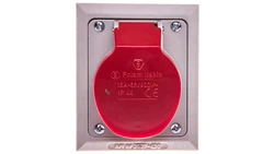 Gniazdo izolacyjne skośne p/t 16A 400V 4P IP44 2627-420