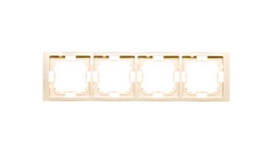 Simon Basic Neos Ramka poczwórna beżowy BMRC4/12