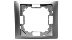 Simon Basic Neos Ramka pojedyncza stal inox BMRC1/21